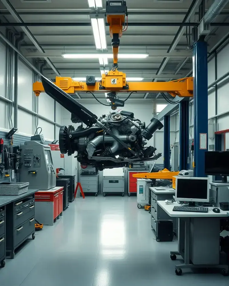 プロフェッショナルな自動車整備工場