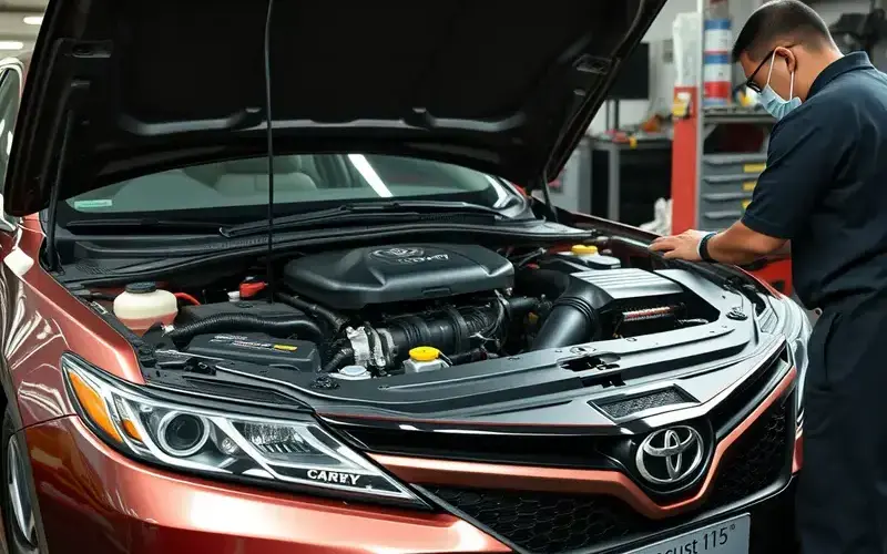 トヨタ カムリ エンジン修理